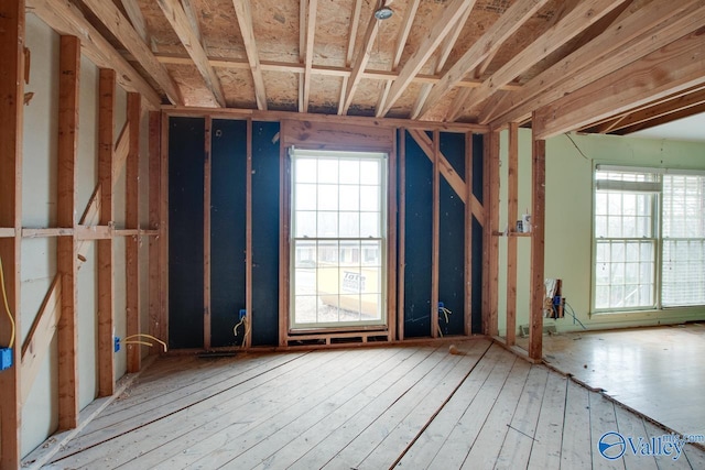 miscellaneous room featuring a wealth of natural light