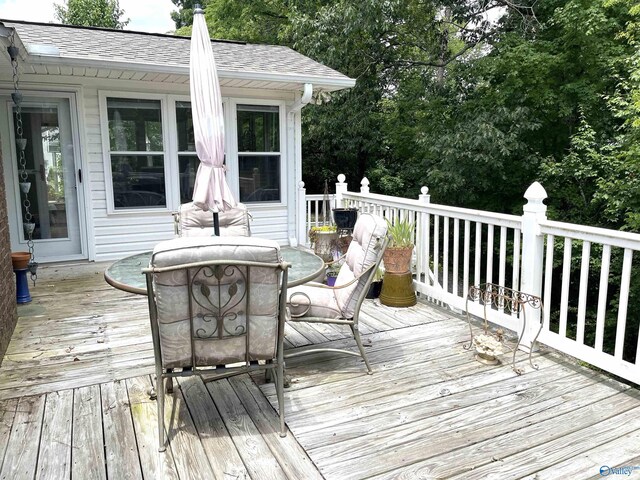 view of deck