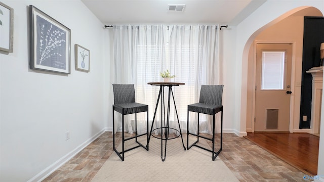 view of dining area