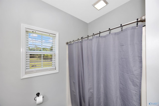16290 Log Cabin Rd, Athens, AL 35611 - bathroom with a shower with shower curtain