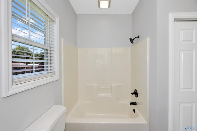 16290 Log Cabin Rd, Athens, AL 35611 - bathroom with shower / bathtub combination and toilet