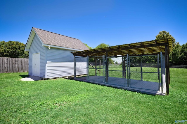 16290 Log Cabin Rd, Athens, AL 35611 - view of yard featuring an outbuilding