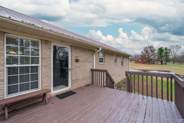 view of deck