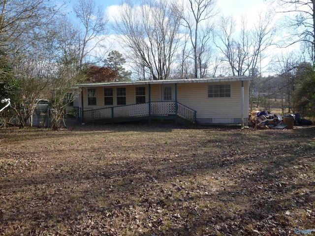 view of front of property