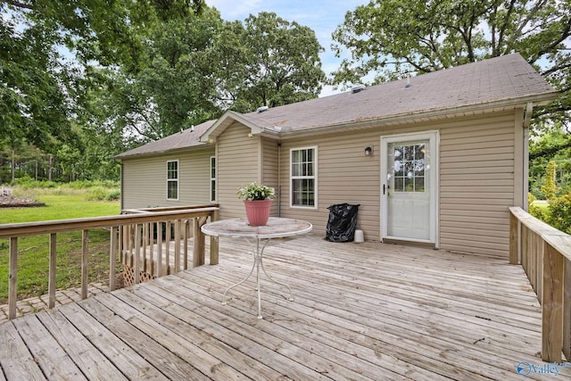 14249 Parker Rd, Athens, AL 35611 - wooden terrace with a yard