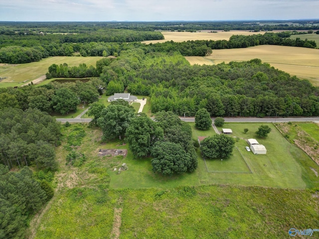 14249 Parker Rd, Athens, AL 35611 - aerial view of property and surrounding area with a heavily wooded area
