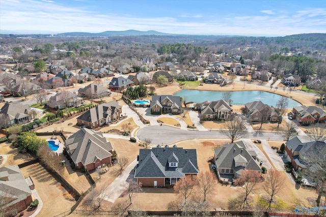 bird's eye view featuring a residential view