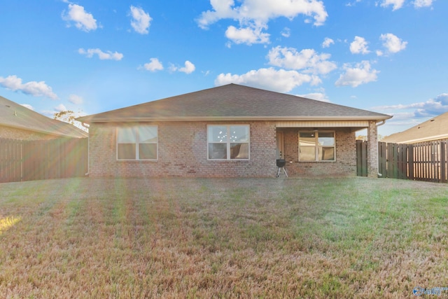 132 Fall Meadow Dr, Harvest, AL 35749 - back of property with brick siding and a shingled roof