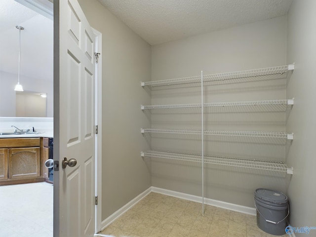 pantry with sink