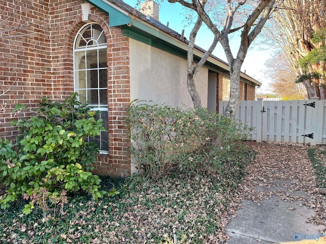 view of side of property