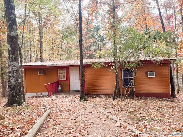 view of back of property