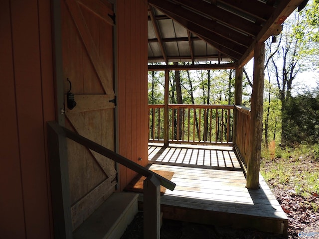 view of deck