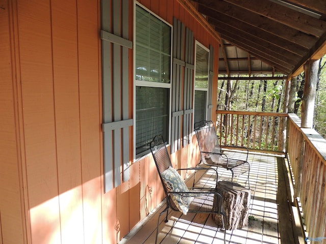 view of deck