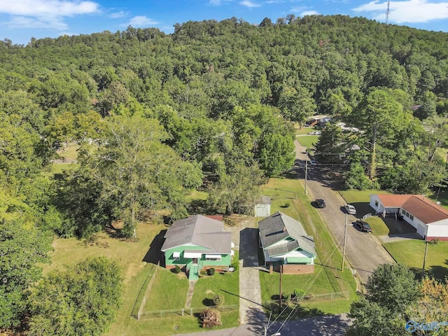 1011 Hermosa Ave, Gadsden, AL 35901 - aerial view featuring a wooded view