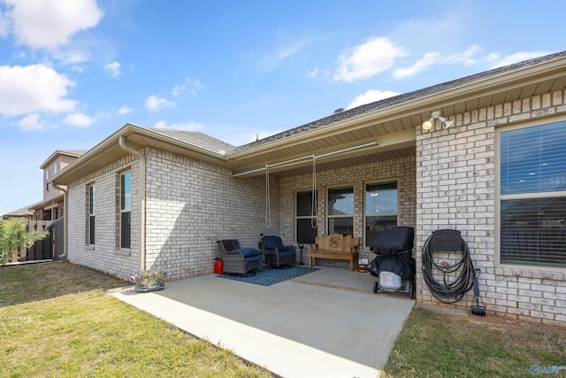 exterior space featuring fence