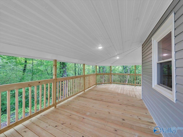 view of deck
