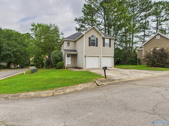 202 Declaration Cir, Madison, AL 35758 - traditional-style house with an attached garage, driveway, and a front yard