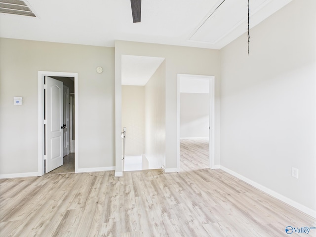 202 Declaration Cir, Madison, AL 35758 - empty room featuring attic access and wood finished floors