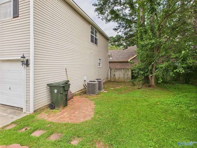 202 Declaration Cir, Madison, AL 35758 - view of side of property with a central AC unit