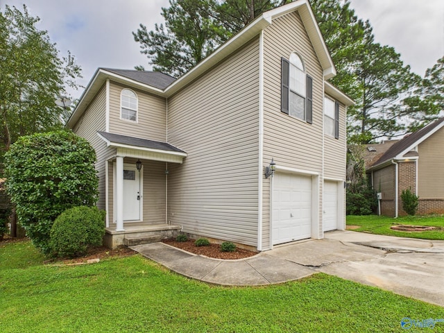 202 Declaration Cir, Madison, AL 35758 - traditional home featuring a garage, driveway, and a front yard