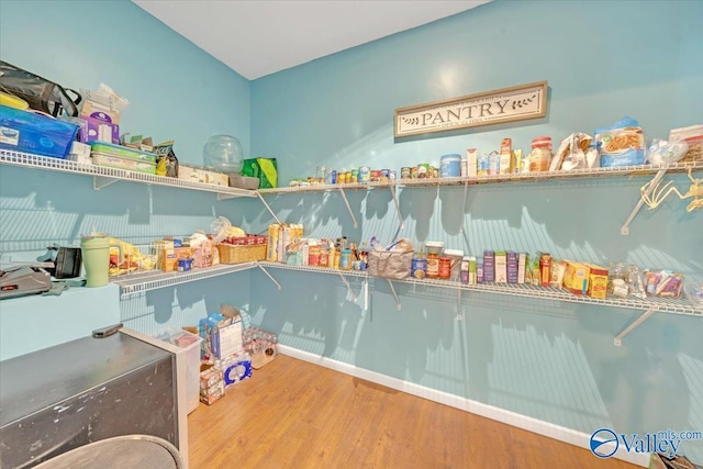 rec room with wood finished floors