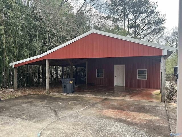 view of outbuilding