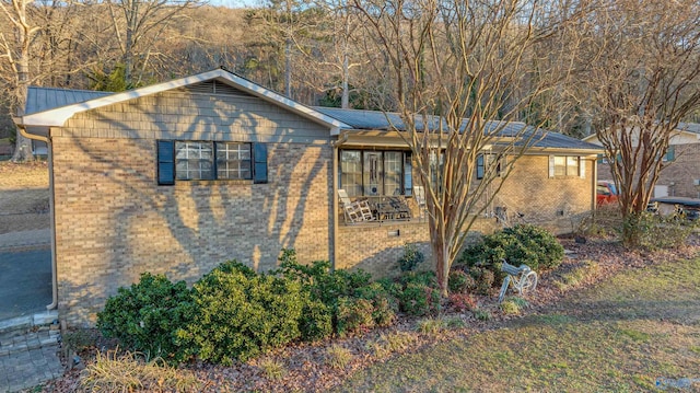 view of ranch-style home