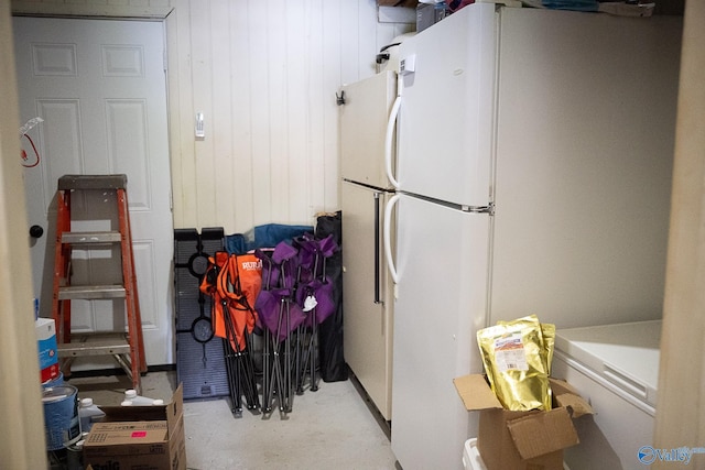 1021 NW 9th St NW, Arab, AL 35016 - below grade area featuring freestanding refrigerator