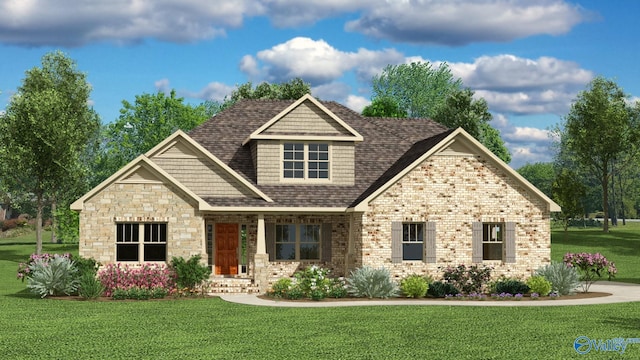 22541 Players Ln, Athens, AL 35613 - craftsman house with a front yard