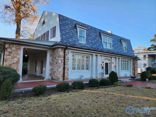 view of front of home