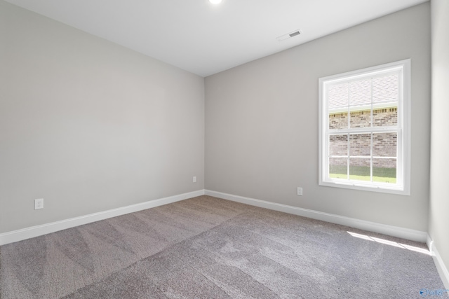 unfurnished room with carpet