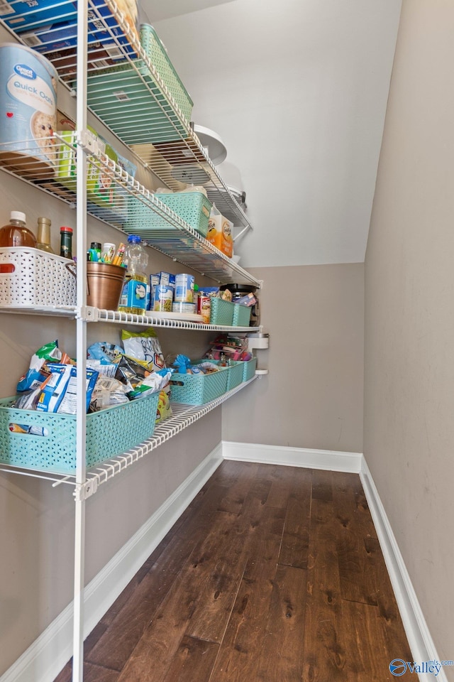 view of pantry