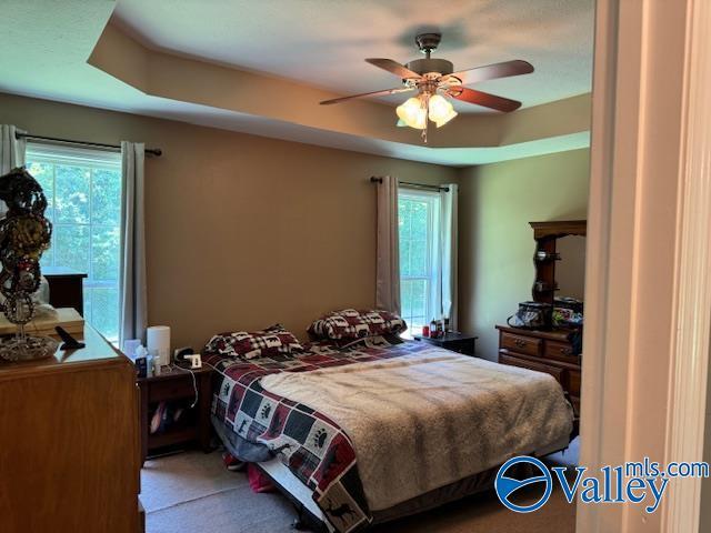 117 Simmons Cir, Fayetteville, TN 37334 - bedroom featuring ceiling fan and carpet flooring
