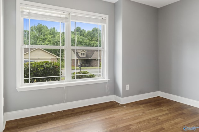 29929 Park Hill Dr, Madison, AL 35757 - spare room featuring wood finished floors, plenty of natural light, and baseboards