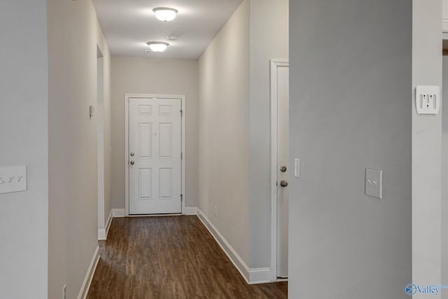 104 Pointe Haven Ct, Huntsville, AL 35824 - hall with dark wood finished floors and baseboards