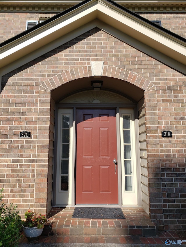 view of entrance to property