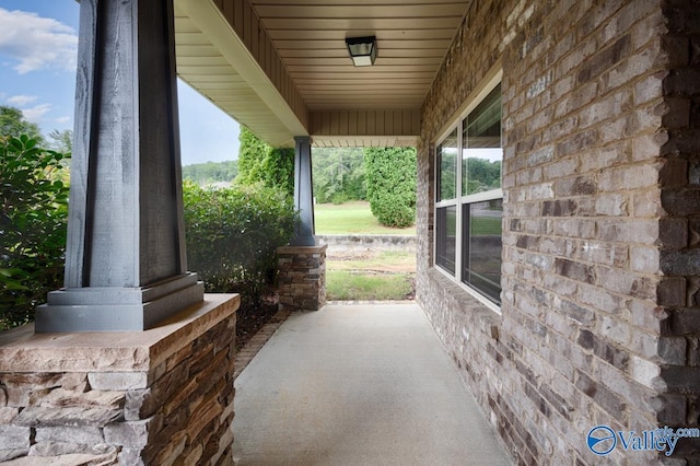 2906 Pasture View Ln, Owens Cross Roads, AL 35763 - view of covered porch