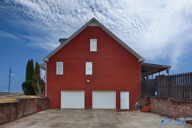 12956 Hickory Hills Rd, Athens, AL 35614 - view of property exterior featuring a garage