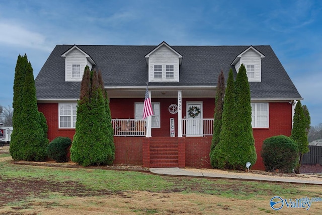 12956 Hickory Hills Rd, Athens, AL 35614 - cape cod-style house with covered porch