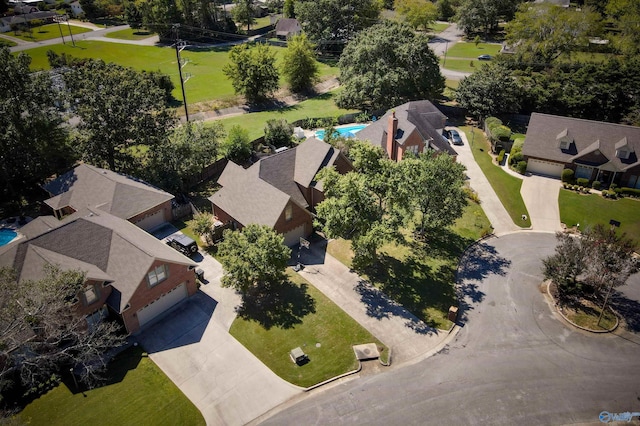 1509 Southampton Ct, Decatur, AL 35601 - aerial view of residential area with a pool