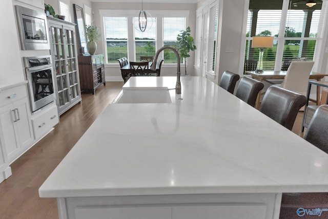 241 Farmhouse Dr, Madison, AL 35757 - dining room featuring dark wood-type flooring