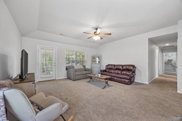 170 Jarrett Ln, Madison, AL 35758 - carpeted living room with a ceiling fan and baseboards