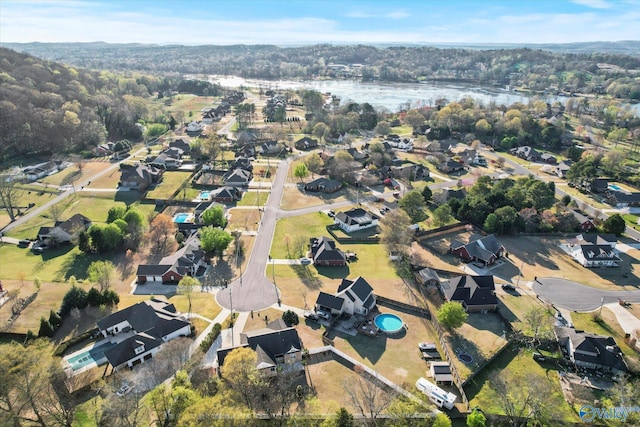 bird's eye view featuring a residential view