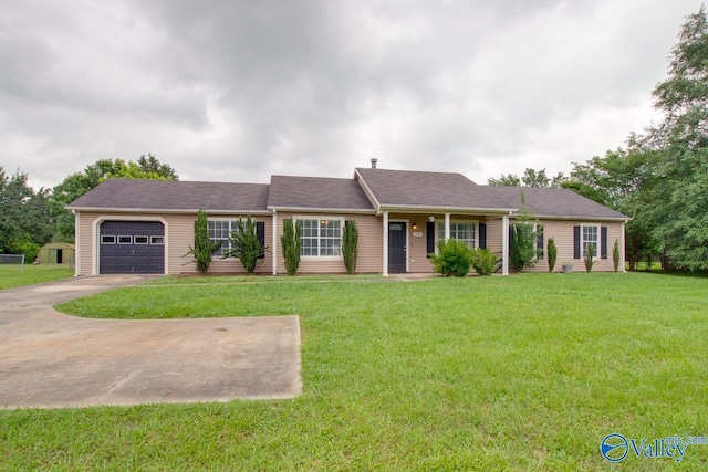 1789 Mckee Rd, Toney, AL 35773 - single story home with an attached garage, a front yard, and driveway