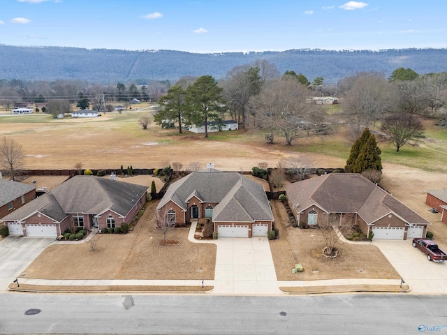 8510 Rolling Oaks Dr, Owens Cross Roads, AL 35763 - aerial view of property and surrounding area with a mountainous background