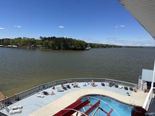 600 County Road 531 Unit 209, Centre, AL 35960 - exterior space with a water view