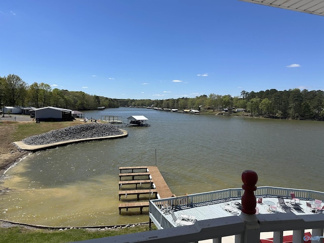 600 County Road 531 Unit 209, Centre, AL 35960 - dock area with a water view