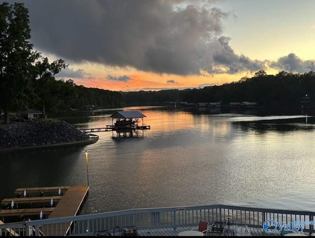 600 County Road 531 Unit 209, Centre, AL 35960 - view of water feature with a boat dock