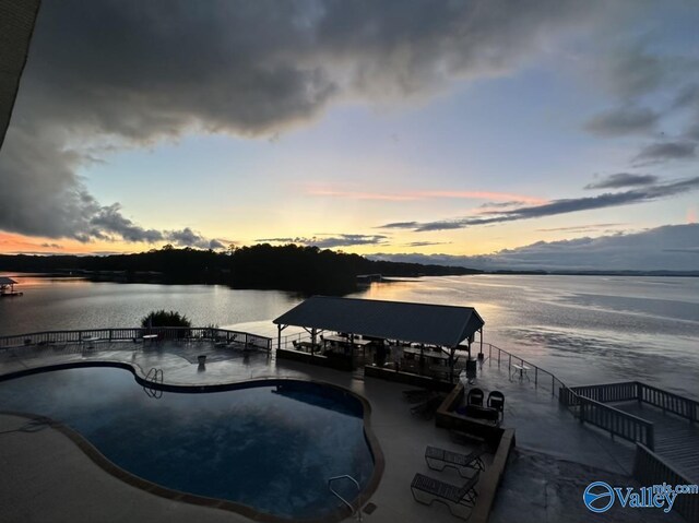 600 County Road 531 Unit 209, Centre, AL 35960 - dock area with a water view