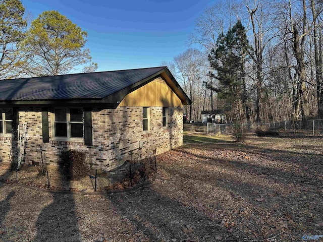 view of side of home